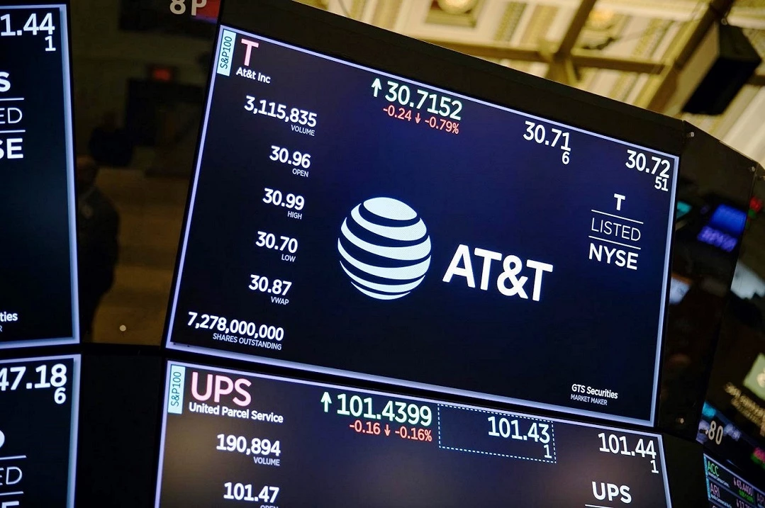 Эти акции сегодня изменились больше всего: AT&T, Microsoft, Shopify, Capital One и другие
