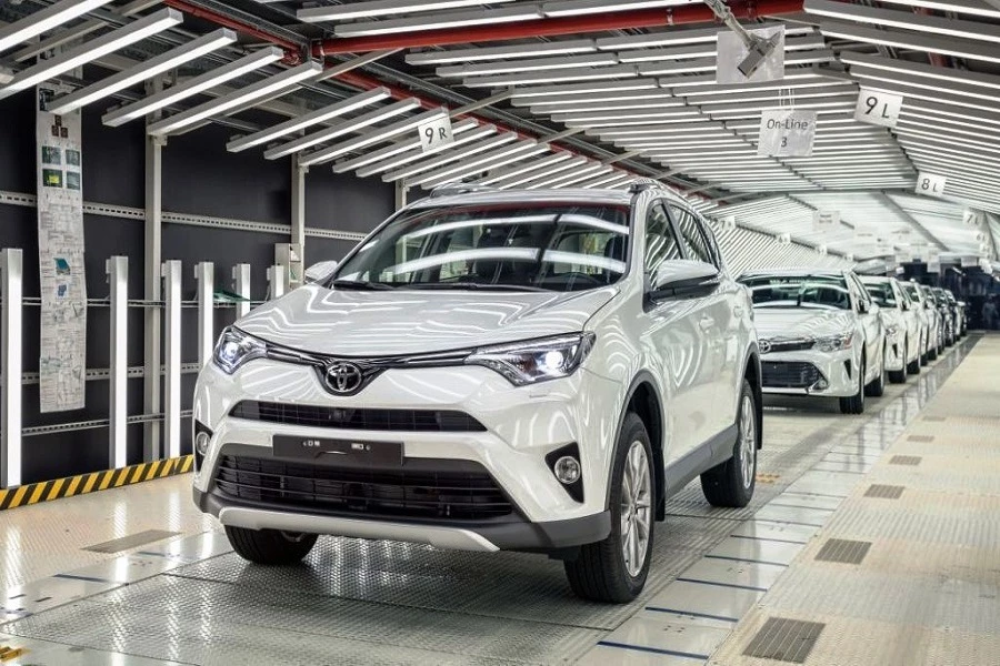 Объем производства Toyota достиг месячного рекорда за май после скачка на 35%