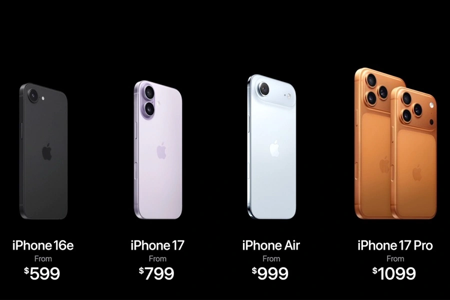 Apple представила новую линейку iPhone 17