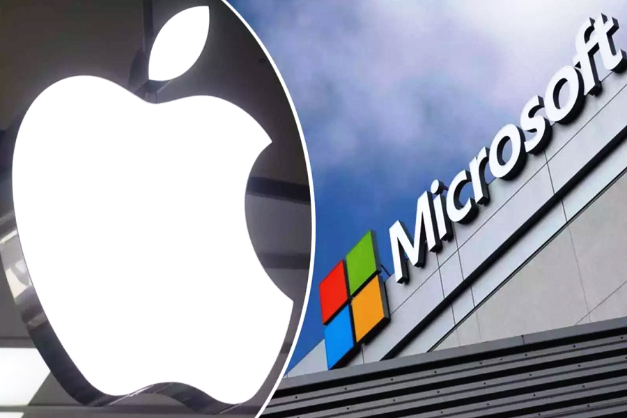 Apple обогнала Microsoft по стоимости после лучших 3-дневных продаж с 2020 года