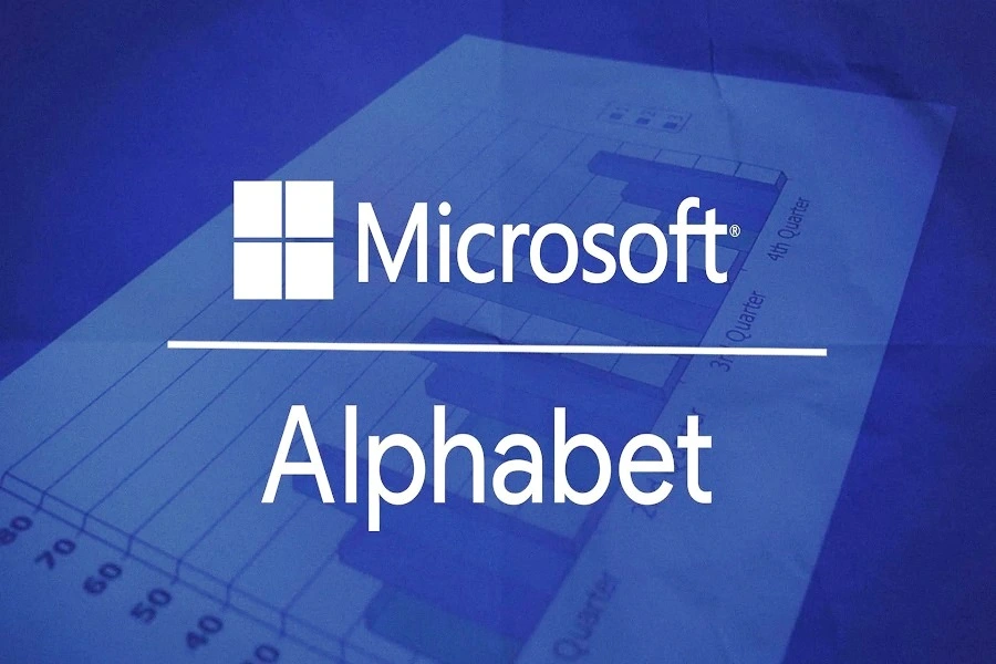 Акции Alphabet и Microsoft подскочили, поскольку инвесторы приветствуют инвестиции в искусственный интеллект
