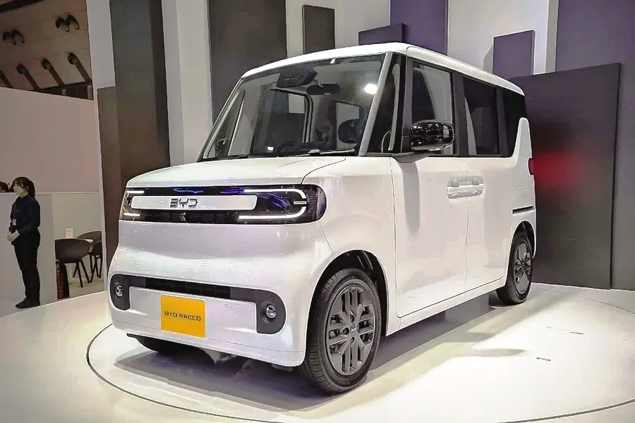 Китайская компания BYD представила электрический kei car Racco в Японии