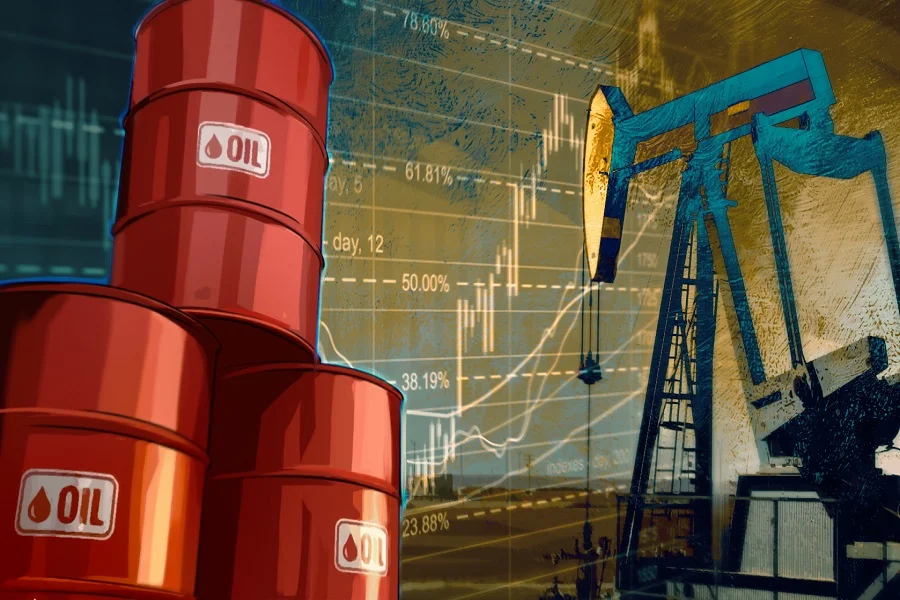 Нефть дешевеет после роста запасов в США, в центре внимания напряженность на Ближнем Востоке